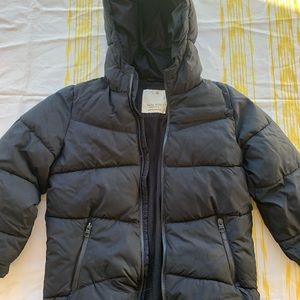 Zara size 8 boys puffer coat (Navy)